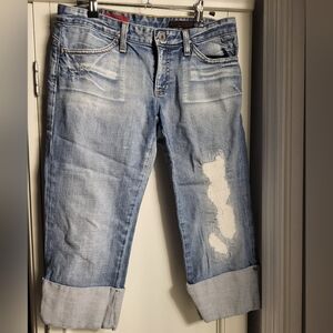Ag Adriano Goldschmied the Shorty Capris Jeans - 28